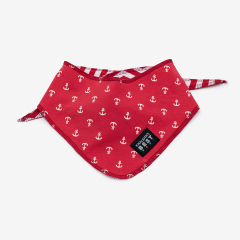Halstuch Anker cherry - Das maritime Must-Have