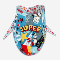 Halstuch Super Dog rot - Für den besten Hund, den es...