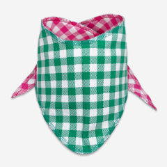 Halstuch Vichy pink-grün  -  Dein Hund als Trend-Setter