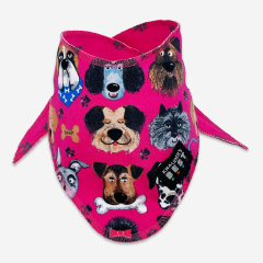 Halstuch Dogs pink - Noch viel mehr Hunde