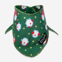Halstuch Pinguin grün - Hält warm bei frostigen...