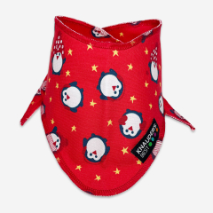 Halstuch Pinguin rot - Hält warm bei frostigen...