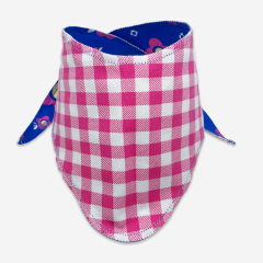 Halstuch Halstuch "Pink flowers"  blau/pink